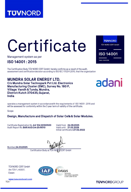 Certificates